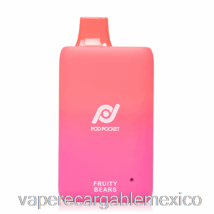 Vape Recargable Pod Pocket 7500 Osos Frutales Desechables